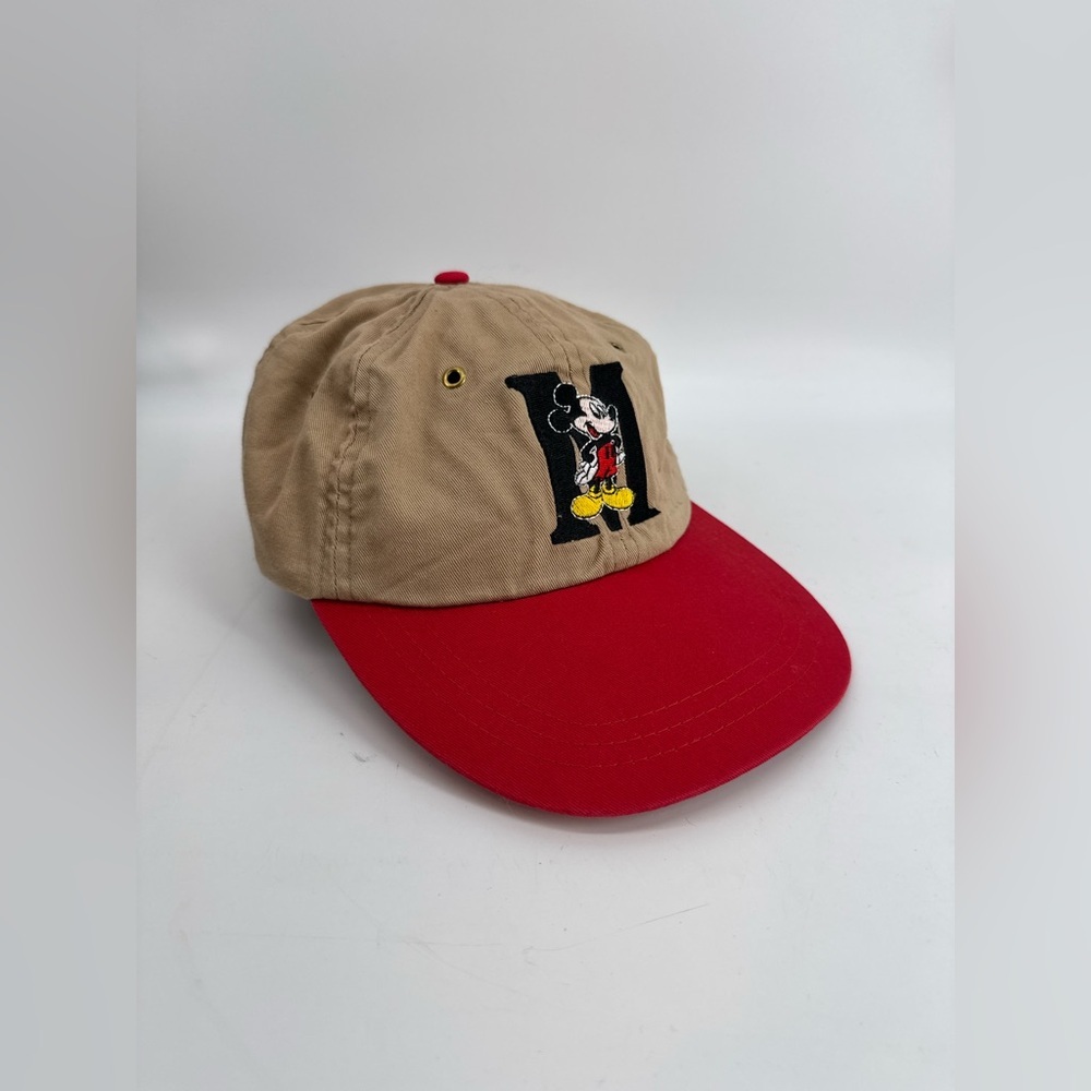 Rare VTG DISNEY Mickey Unlimited Collection Mickey Mouse Stretch Fit Hat Cap 90s